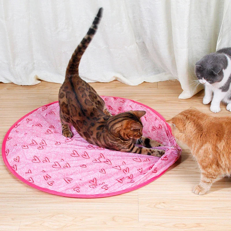 Automated Rolling Ball & Feather Prey Chase Toy for Cats – Motion-Activated Smart Play Mode | Thomler