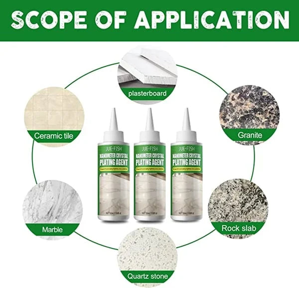 Advanced Surface Sealant for Stone, Wood & Tile Floors – Crystal-Clear Protective Finish for Kitchen Countertops, Hardwood, Marble & Granite | Thomler
