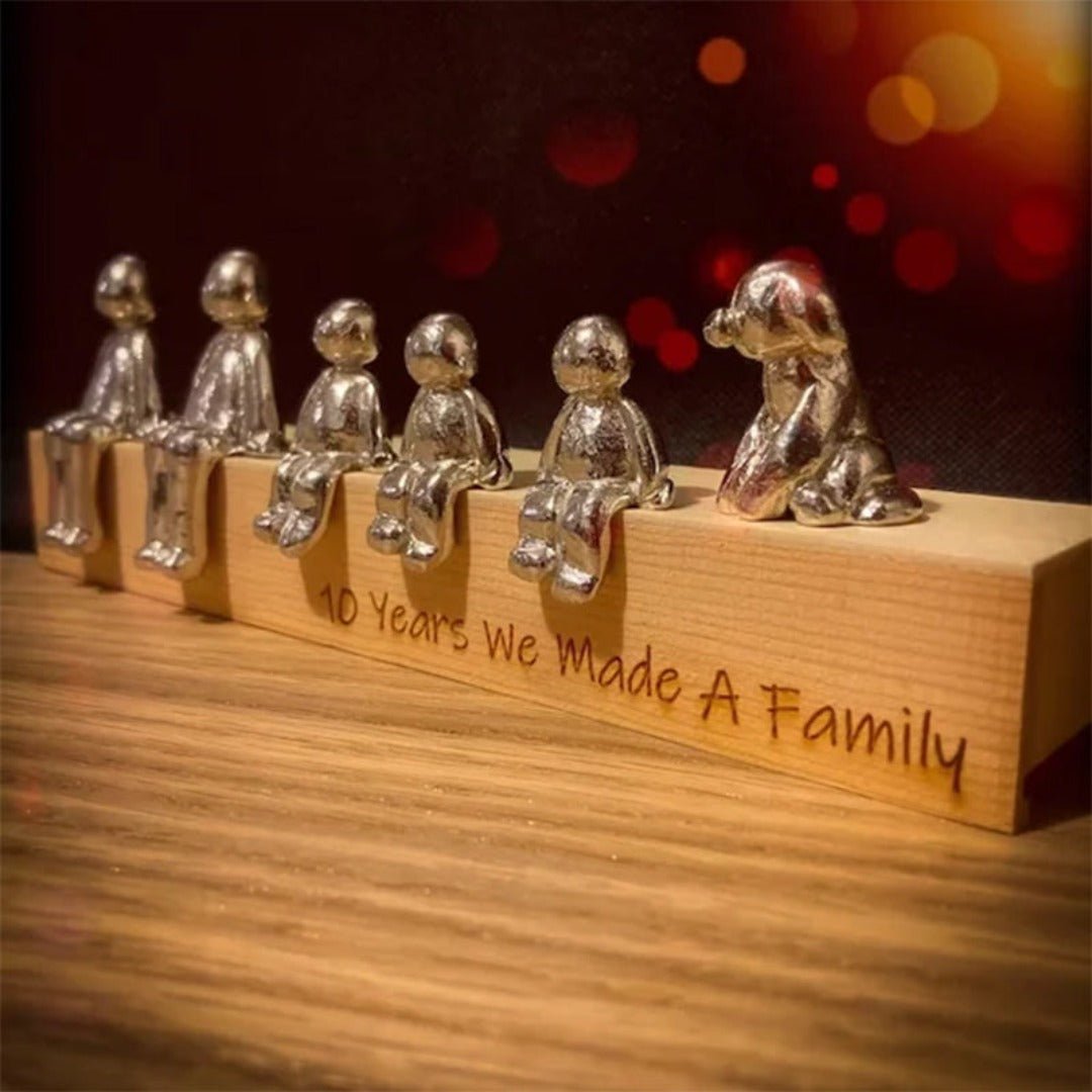 Dog Statue Metal Silver Glossy Table Decoration Living Room Bookshelf Minimalist Interior Accessory Ornament | Thomler
