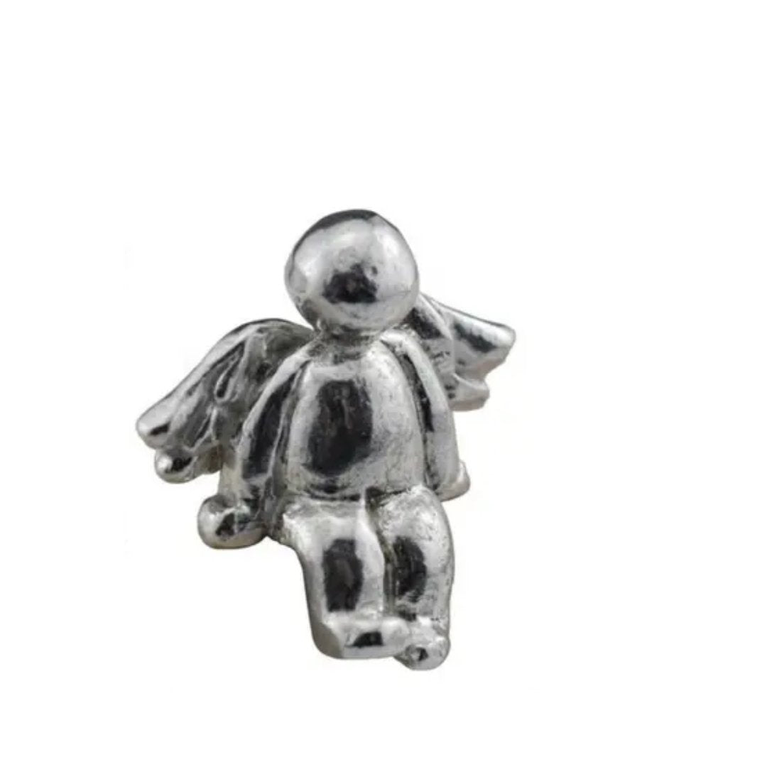 Dog Statue Metal Silver Glossy Table Decoration Living Room Bookshelf Minimalist Interior Accessory Ornament | Thomler