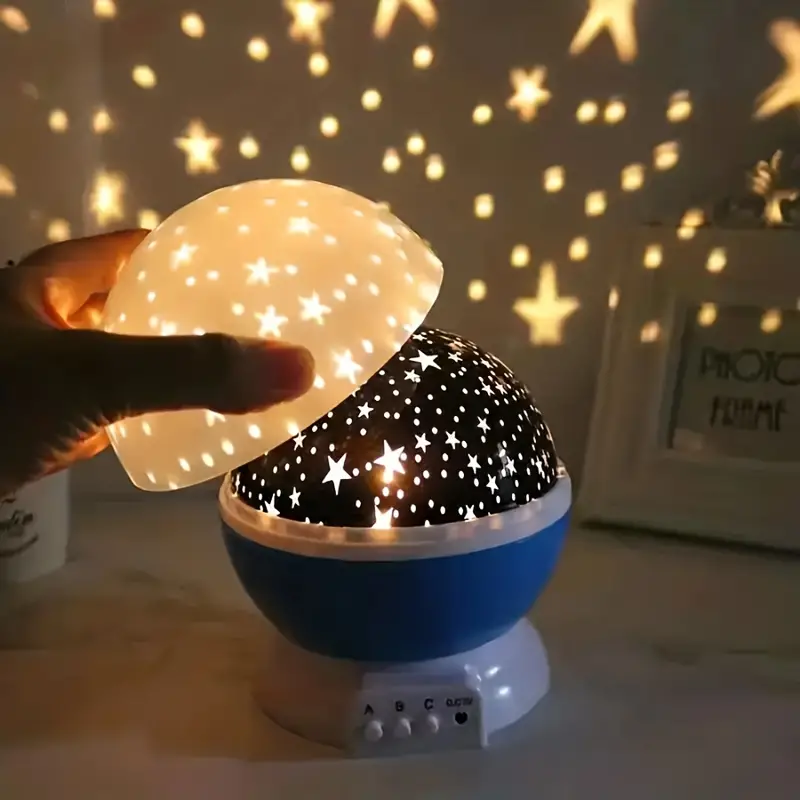 Galaxy Night Light Projector with Music & Rechargeable LED for Kids Room, Bedroom Ceiling & Wall Display | Thomler