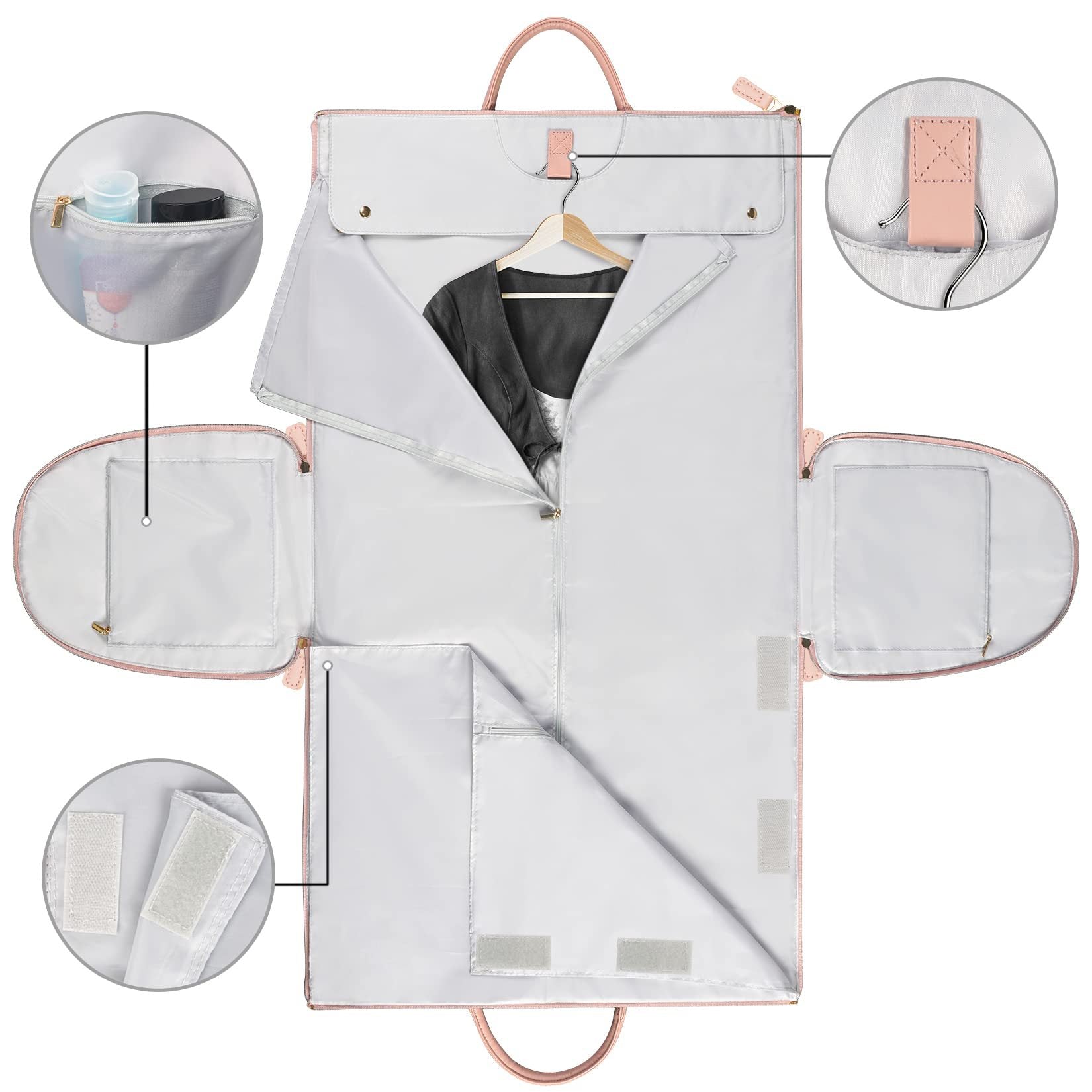 Suit Carrier with Convertible Design for Travel, Business Trips & Closet Storage | Thomler