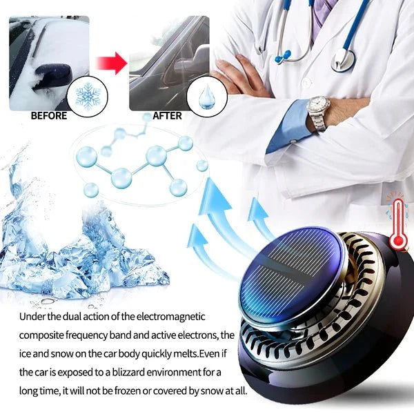 Windshield Ice Melter for Cars – USB Defrost Tool for Winter – Rapid Glass De-Icer for Frozen Windows & Mirrors | Thomler