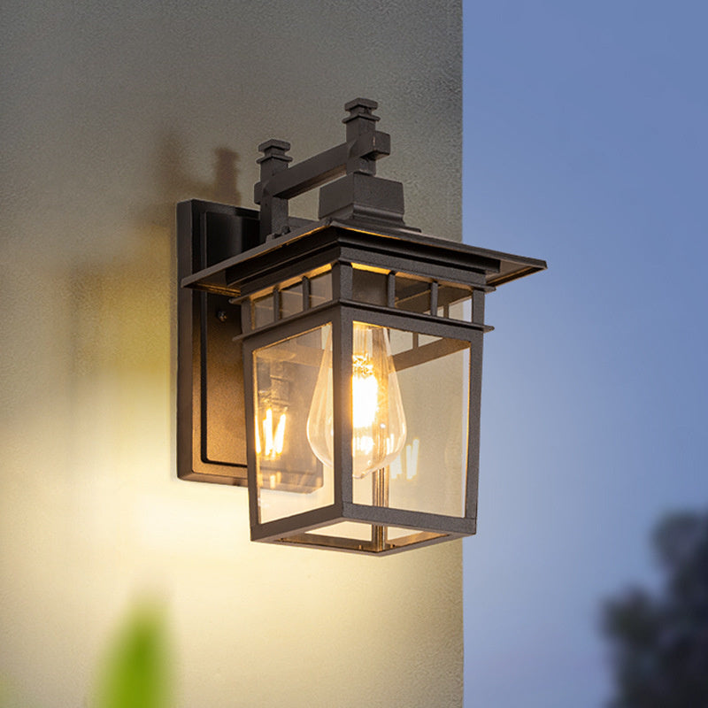 Outdoor Wall Sconce Aluminum Weather-Resistant Lantern for Porch Patio Garden Entryway Exterior Lighting 110V-240V E27 Socket | Thomler