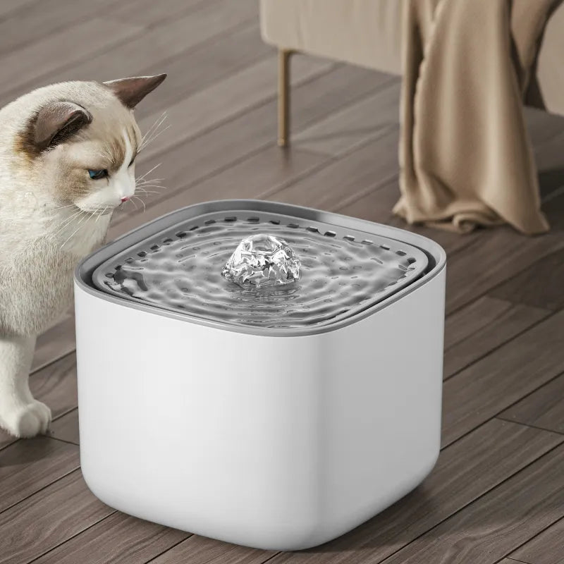 Automatic Pet Water Fountain with Quiet Pump & Built-In Filter – 101 fl oz Hydration Station for Dogs & Cats | Thomler