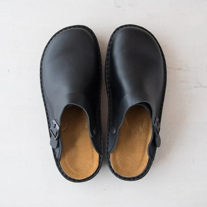 Leather-Effect Slip-On Clogs for Men & Women – Cushioned Footbed, Lightweight Design, Casual Everyday Shoes for Indoor & Outdoor Wear | Thomler