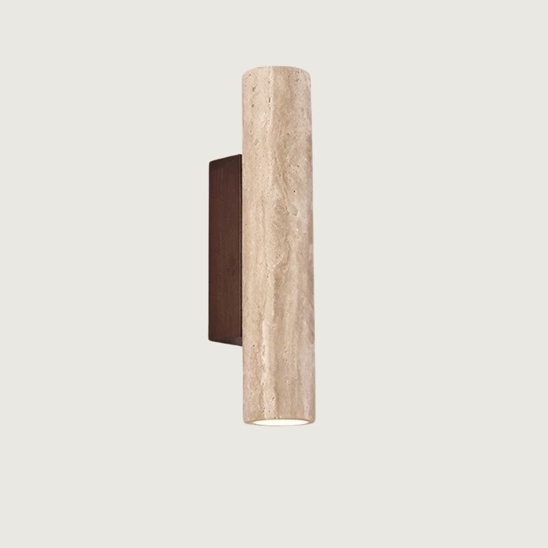 Wall Lamp Travertine Stone 32.0 cm Warm White Hallway Bedroom Uplight Downlight Modern Indoor Lighting Fixture | Thomler