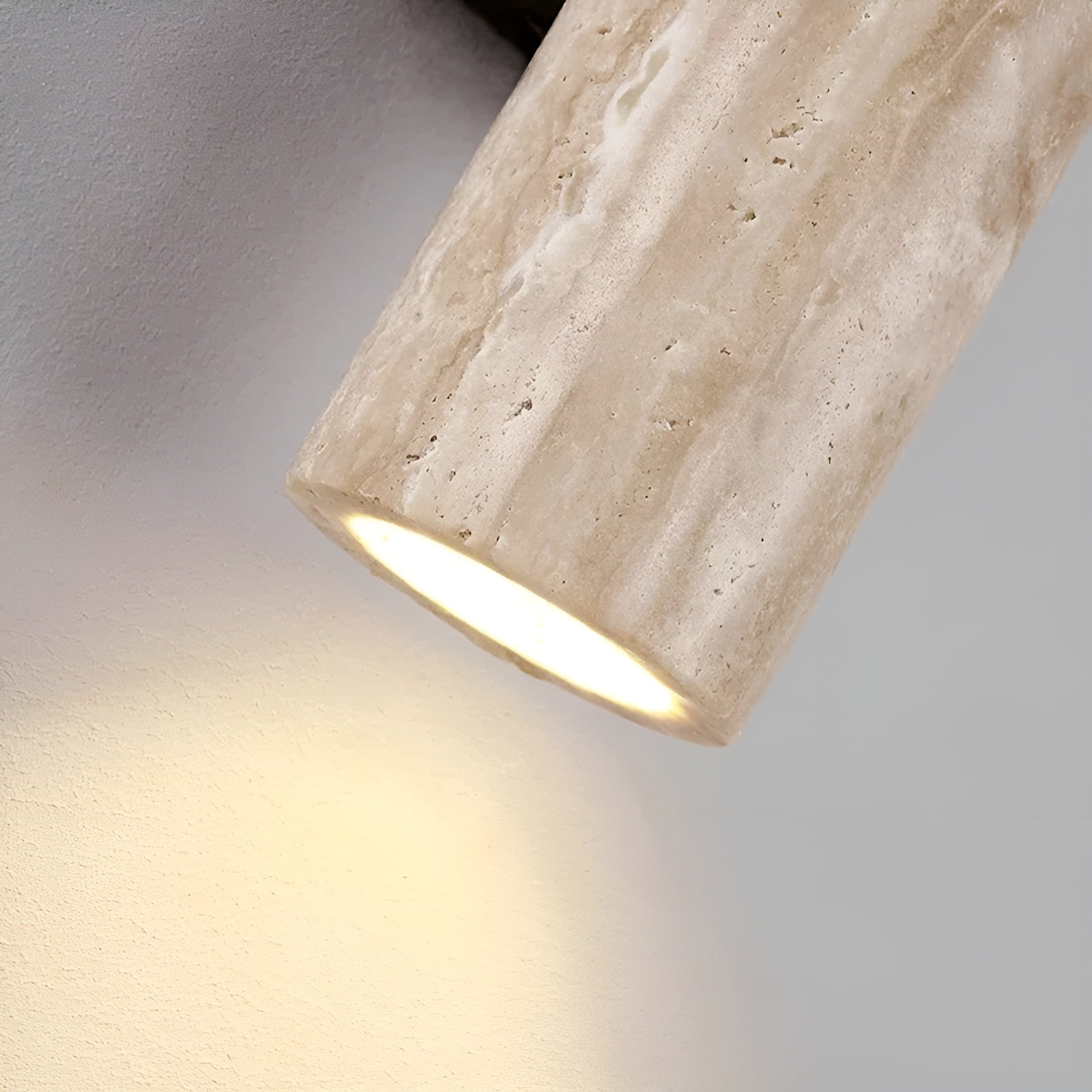 Wall Lamp Travertine Stone 32.0 cm Warm White Hallway Bedroom Uplight Downlight Modern Indoor Lighting Fixture | Thomler