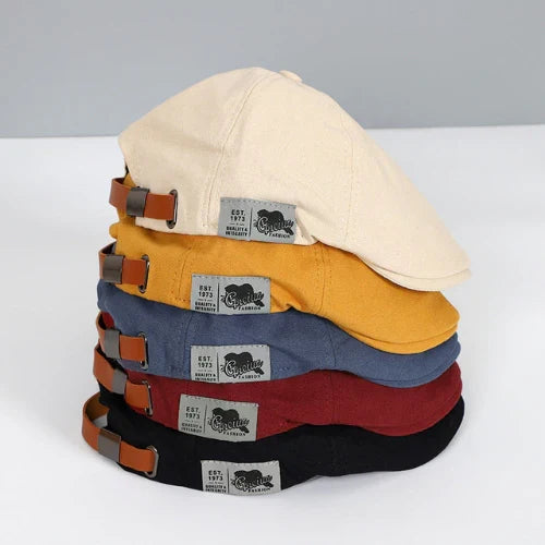 Adjustable Men's Flat Cap - Classic Newsboy Hat in Multiple Colors for Everyday & Formal Wear | Thomler