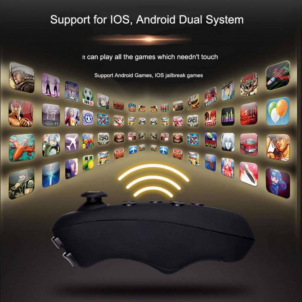 Mobile VR Headset for iPhone & Android 360° Immersive Video Gaming Movies Virtual Reality Viewer with Adjustable Straps & Padded Comfort | Thomler