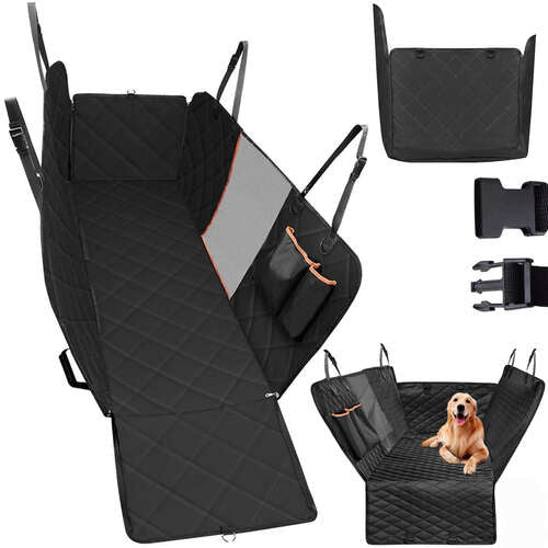 Dog Car Seat Cover Waterproof Backseat Extender Protector with Memory Foam for SUV Truck Travel Universal Fit Tear-Resistant Pet Mat | Thomler