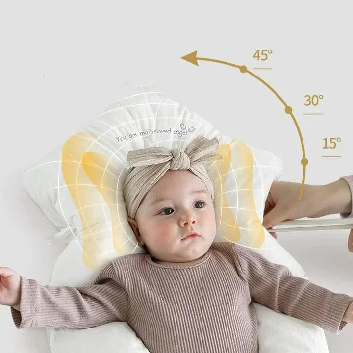 Baby Sleep Cushion with Contoured Head Cradle and Cinchable Side Bolsters for Newborns to Toddlers | Thomler