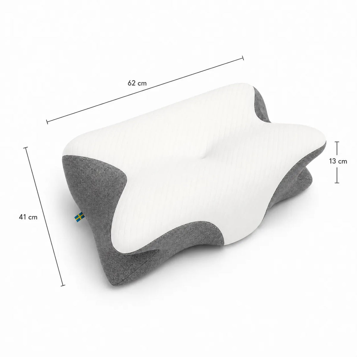 Memory Foam Contour Pillow for Back, Side & Stomach Sleepers – Neck Support Cushion for Better Rest | Thomler