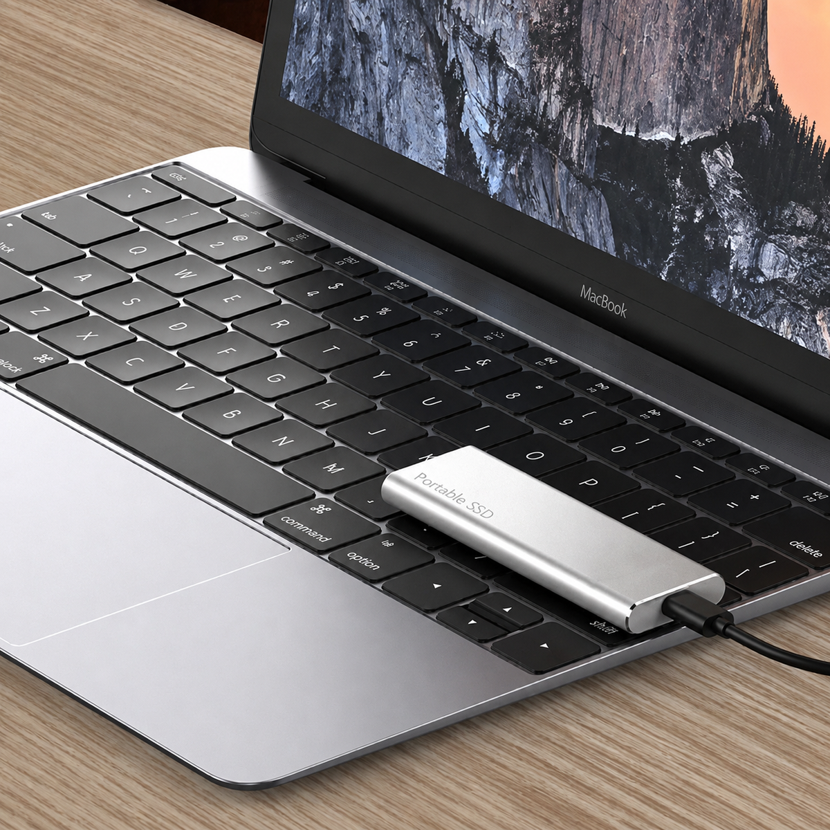 4TB Portable External Hard Drive USB-C Fast Data Storage for PC Mac Laptop Android Slim Compact Design Plug and Play Compatible | Thomler