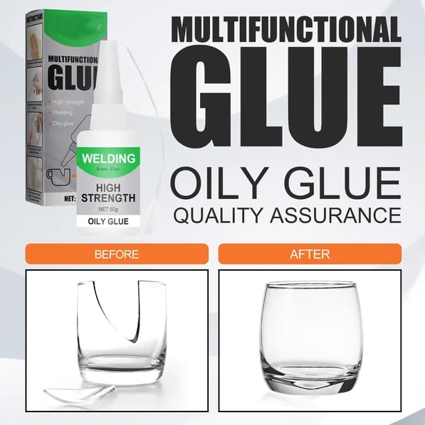 Industrial-Strength Adhesive Bonding Gel for Plastic Wood Metal Ceramic – Multi-Surface Quick-Dry Repair Glue for Home Workshop Crafts DIY | Thomler