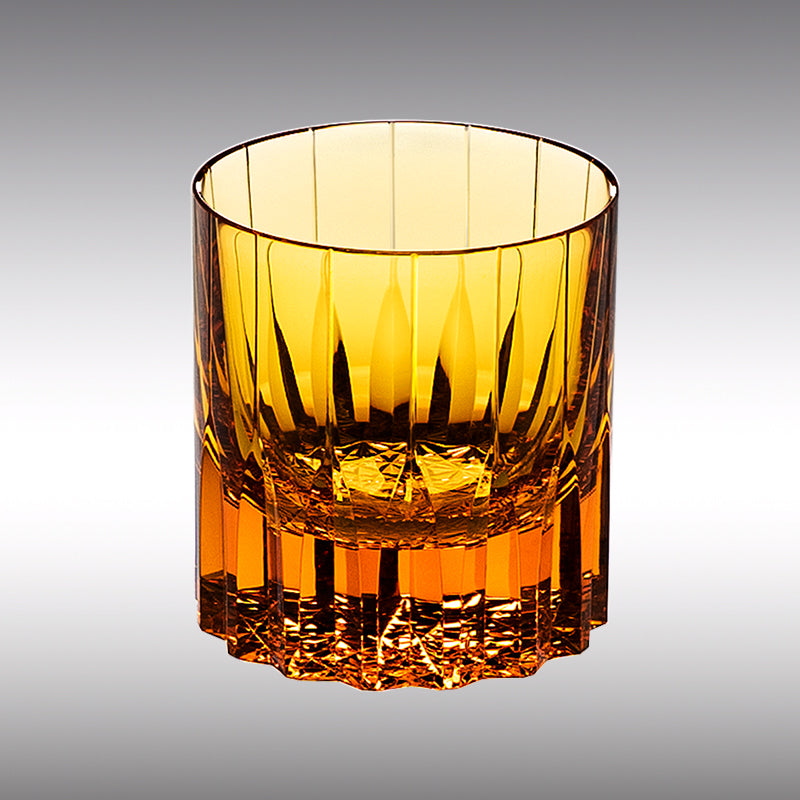 Hand-Cut Crystal Whisky Tumbler with Diamond Facets in Presentation Box for Bourbon, Scotch & Cocktails | Thomler