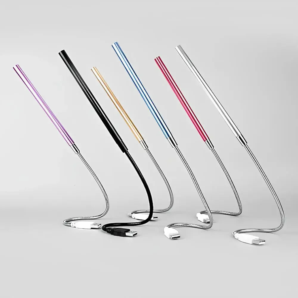 Flexible USB Desk Light with Adjustable Gooseneck Arm for Reading, Computer Work & Office Task Lighting | Thomler