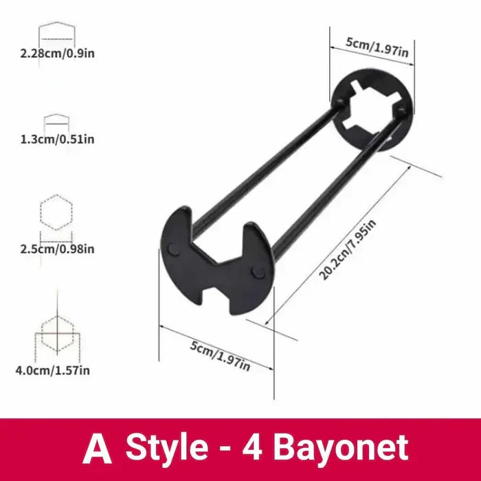 Basin Nut Wrench Tool Extended Reach Plumbing Installer for Faucet Nuts Under Sink Bathroom Kitchen | Thomler