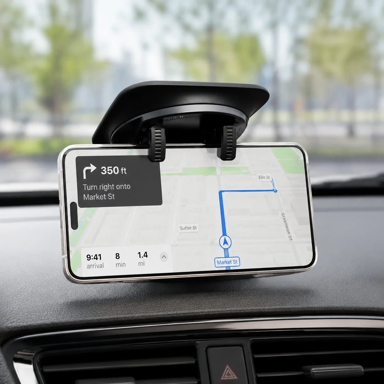 Dashboard GPS Mount for iPhone & Android with 360° Rotation & Hands-Free Viewing for Cars, Trucks & SUVs | Thomler
