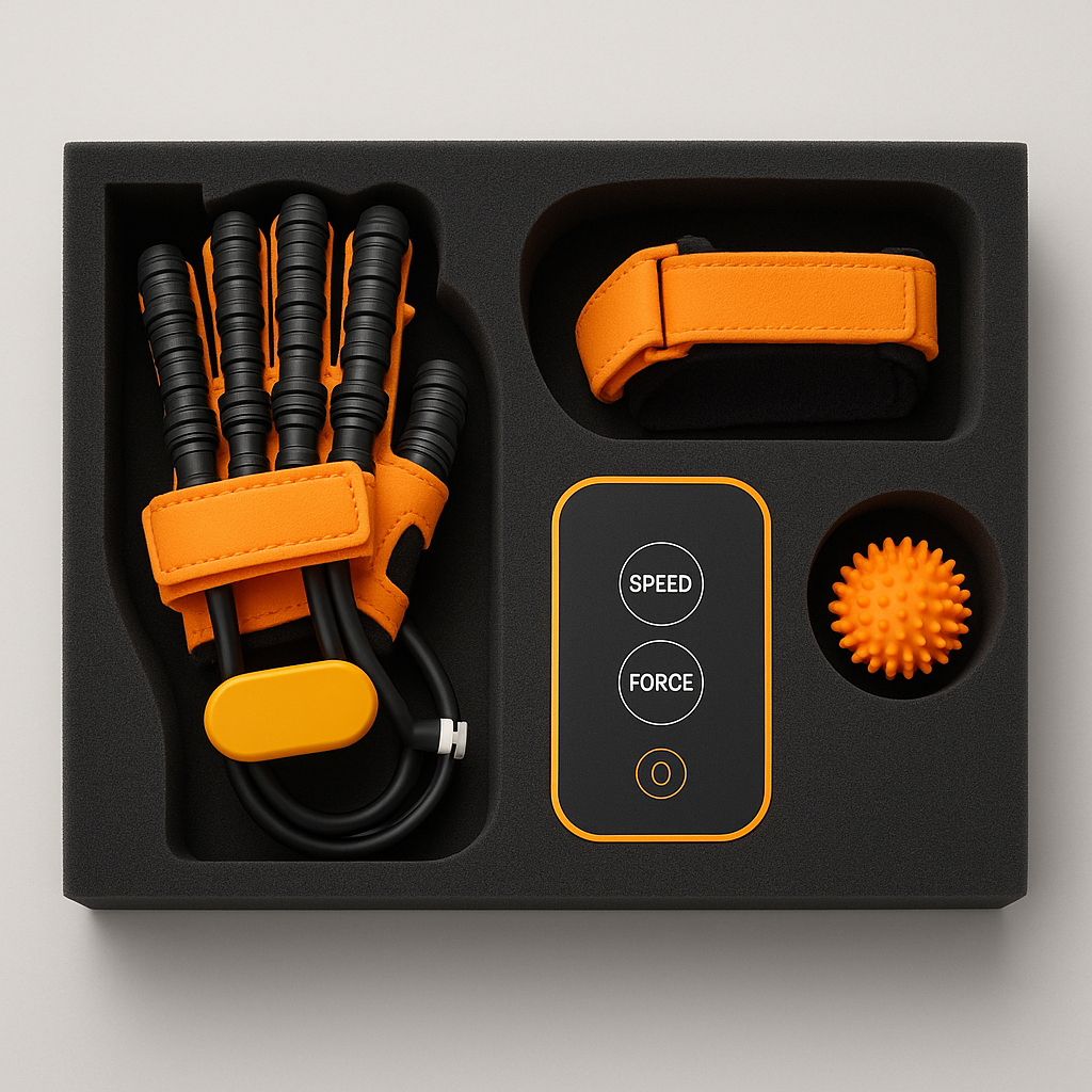 Powered Hand Therapy Gloves Rehab Recovery System for Stroke Arthritis Nerve Injury Support Mobility Training At-Home Physical Therapy Equip | Thomler