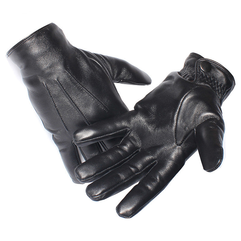 Genuine Sheepskin Winter Gloves with Fleece Lining for Men & Women – Waterproof Cold Weather Hand Protection for Driving & Everyday Wear | Thomler