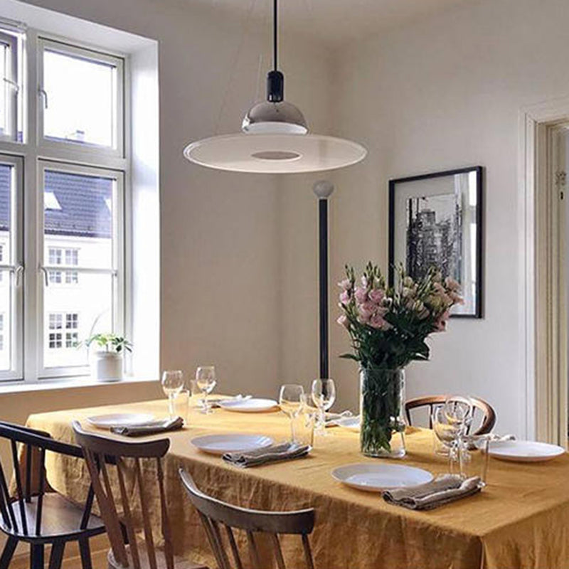 Contemporary Bell-Shaped Glass Pendant Light with Metal Canopy for Kitchen Island & Dining Room | Thomler