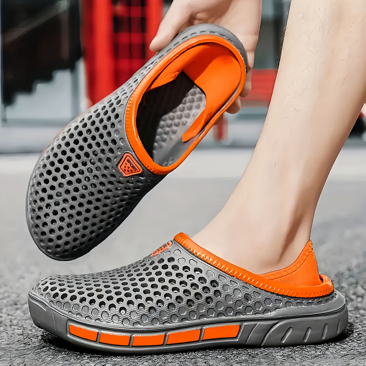 Sport Sandals Men's Trail Water & Beach Footwear Adjustable Strap Quick-Dry Amphibious Outdoor Summer Shoes Closed-Toe for Kayaking Pool | Thomler
