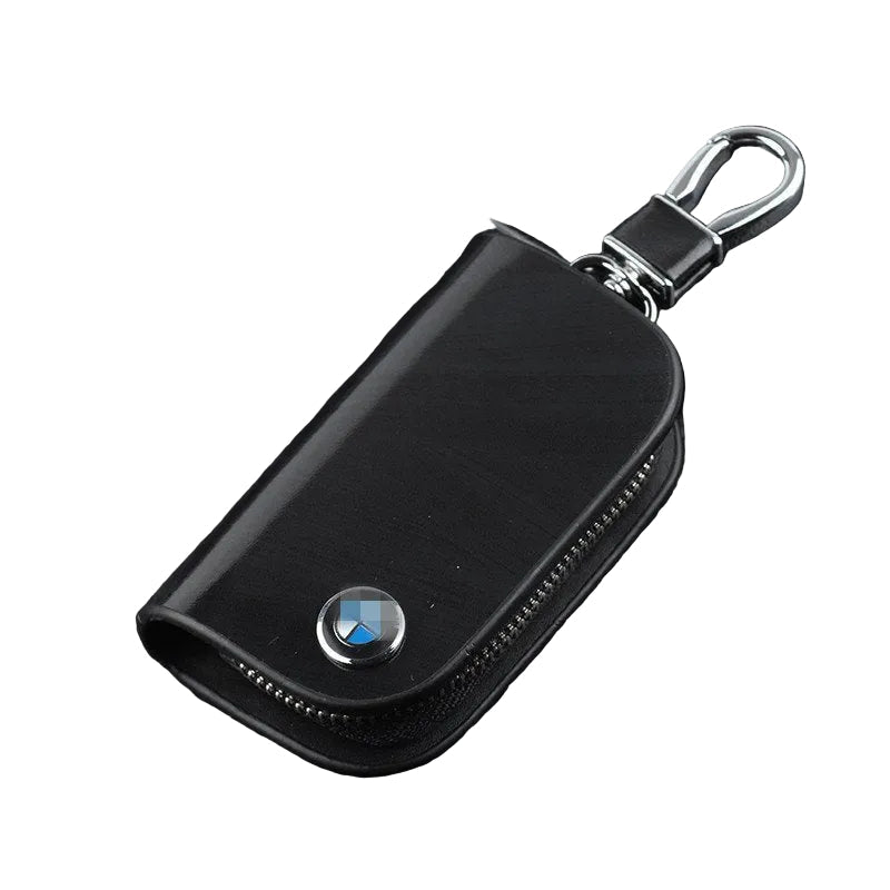 Signal Blocking Car Key Pouch with Dual-Chamber RFID Protection | Keyless Entry Anti-Theft Faraday Bag | Compact 5.5×4 in Shielded Holder | Thomler