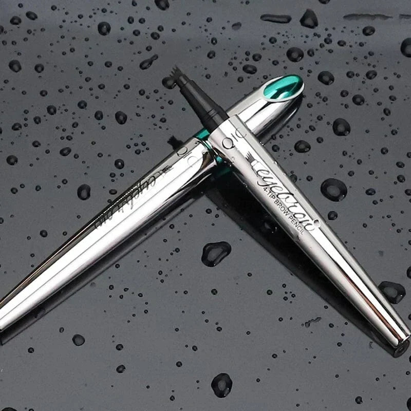 Four-Prong Microblading Brow Pen with Long-Lasting Formula for Natural Hair-Like Strokes | Thomler
