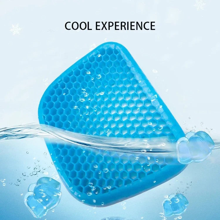 Orthopedic Gel Seat Cushion for Tailbone and Lower Back Relief – Pressure Reducing Support Pad for Office Chairs, Car Seats & Wheelchairs | Thomler