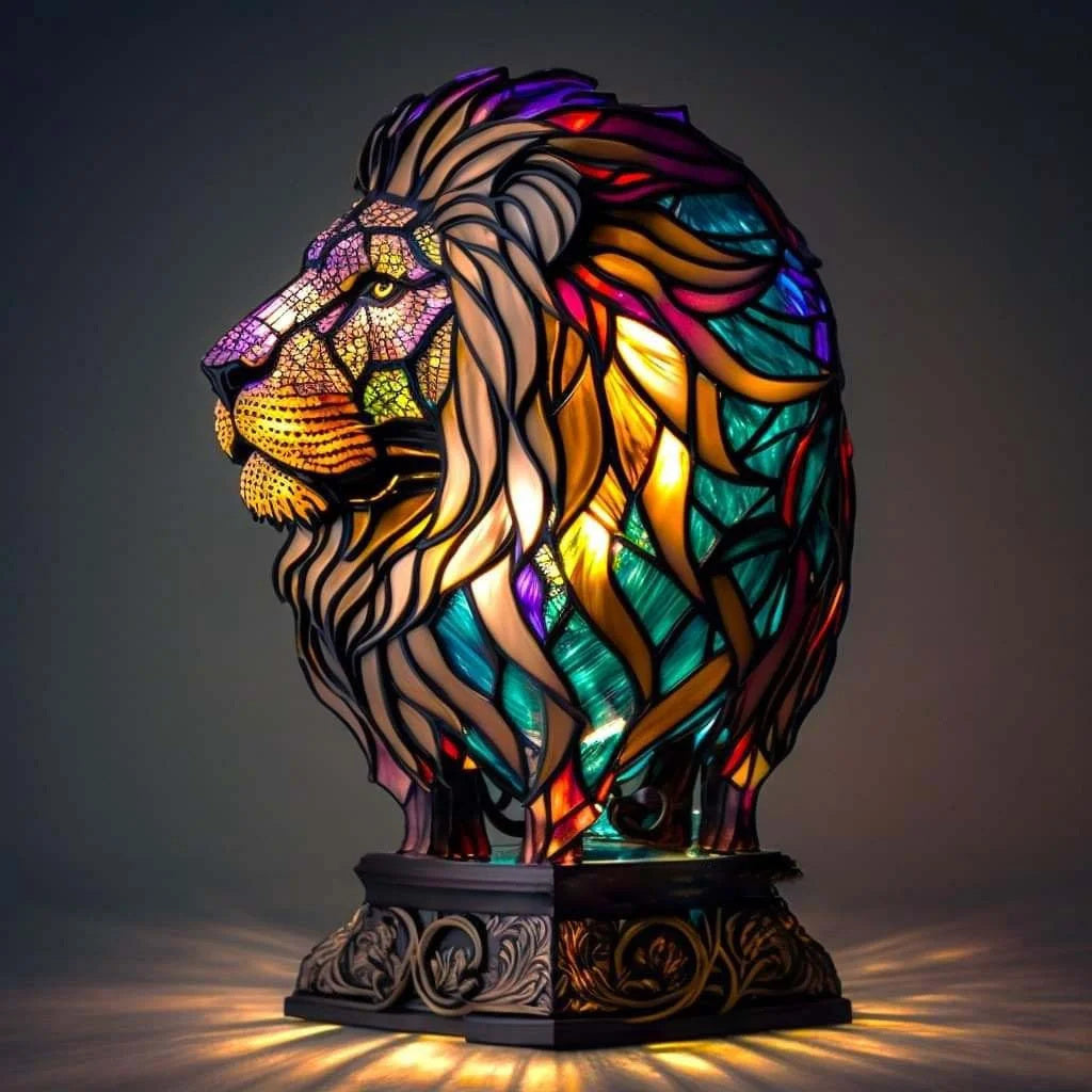 Modern Animal Art Sculpture Table Lamp with Soft LED Glow for Living Room & Bedroom Decor | Thomler