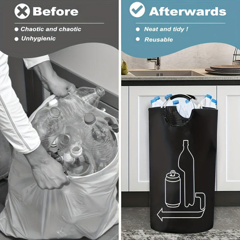 30 Gallon Collapsible Laundry Hamper with Hanging Hooks for Clothes Sorting & Storage | Thomler