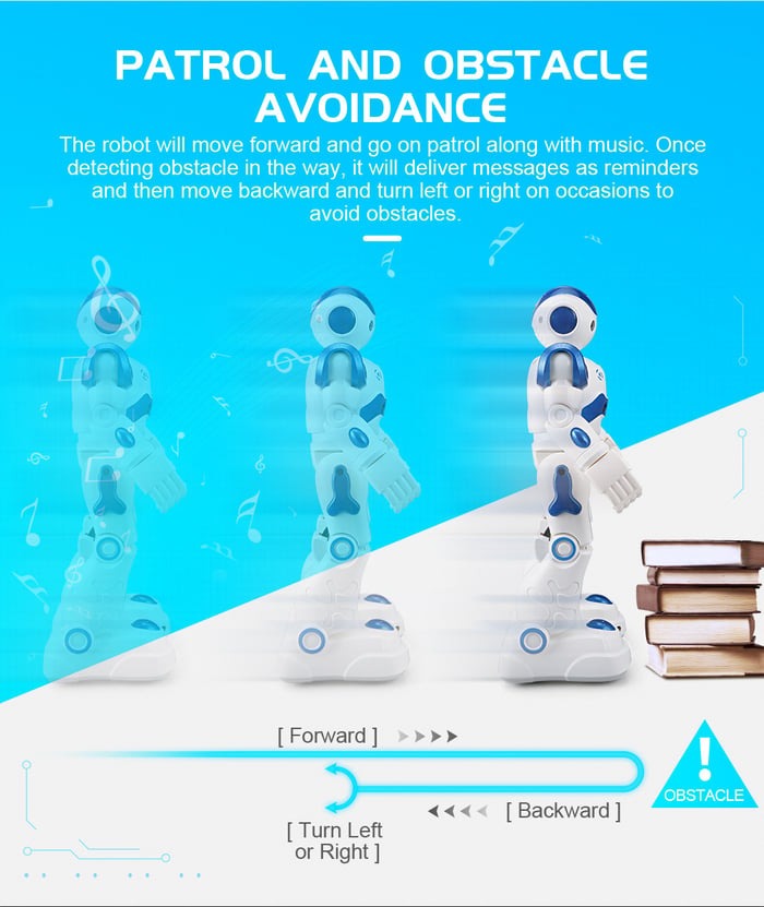 Interactive Gesture-Control Robot for Kids – Dancing, Musical Learning Toy with Voice & Programming | Educational STEM Playtime Companion | Thomler