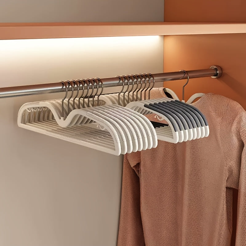 Rotating Short-Neck Space Saving Hangers with Non-Slip Grip for Closet Organization | Thomler