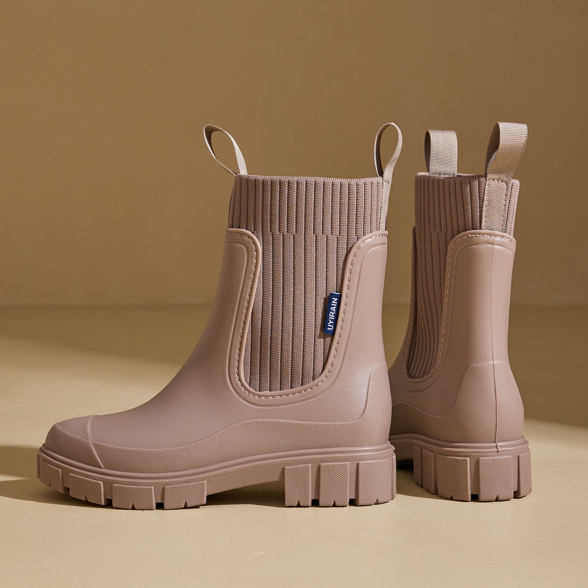 Women's Short Waterproof Rain Boots with Anti-Slip Sole for Garden & Wet Weather | Thomler