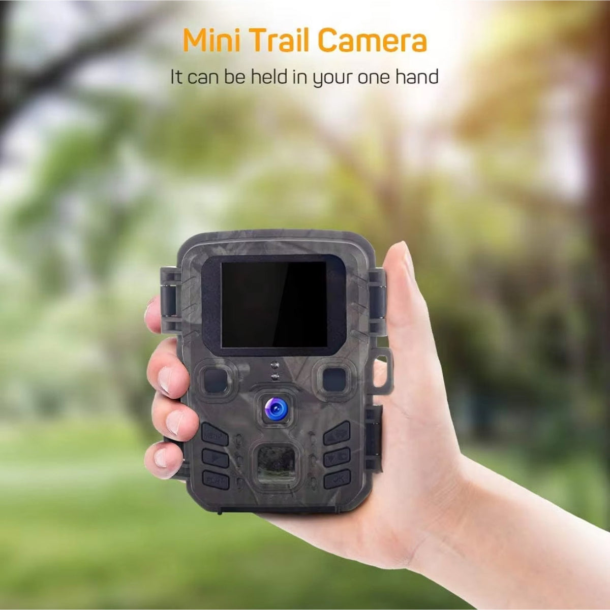 WiFi Trail Camera with Night Vision & Motion Sensor for Outdoor Wildlife Property Monitoring 20MP HD Waterproof IP65 | Thomler