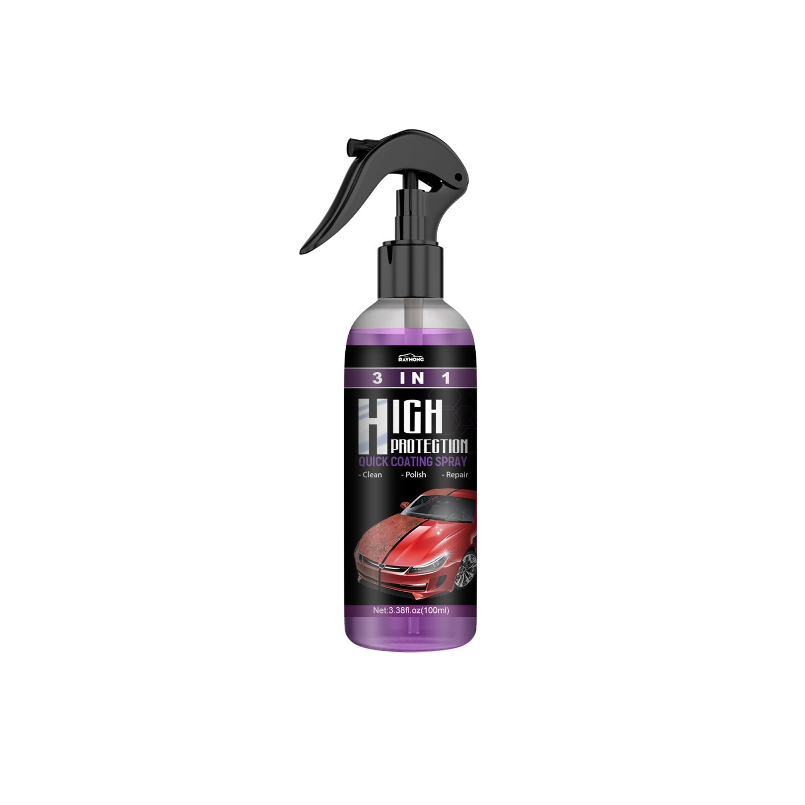 Nano Ceramic Vehicle Paint Shield Spray for Cars UV Protection Hydrophobic Gloss Finish Professional Detailing Solution Quick Dry Formula Wa | Thomler