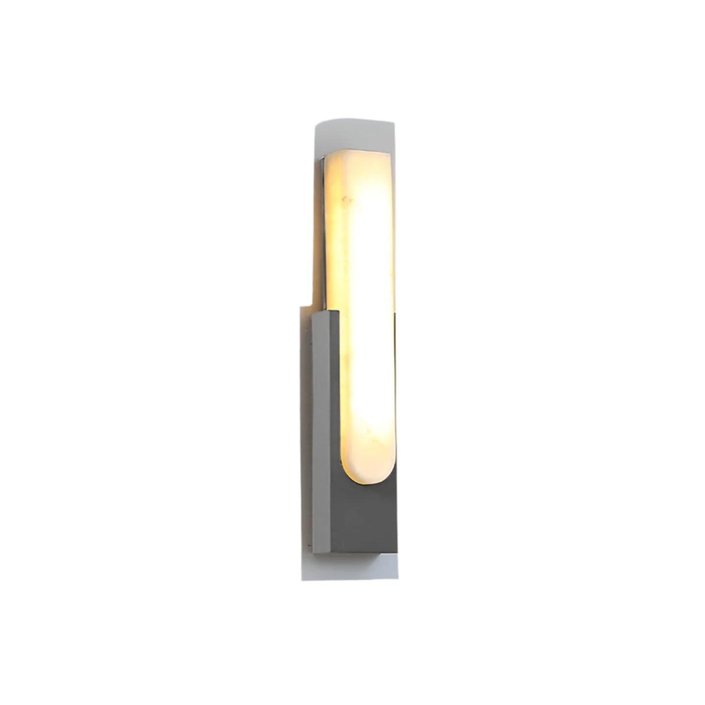Wall Lamp Alabaster 19.7 in Gold LED Bedroom Hallway Modern Sconce Lighting Fixture | Thomler