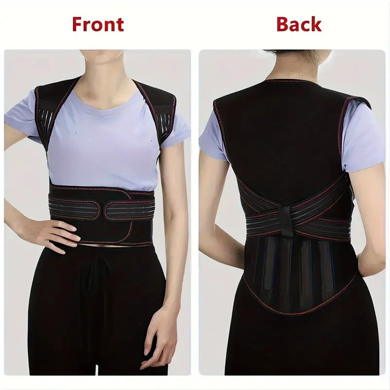 Magnetic Therapy Back Support Belt with Infrared Heat & Posture Correction | Thomler