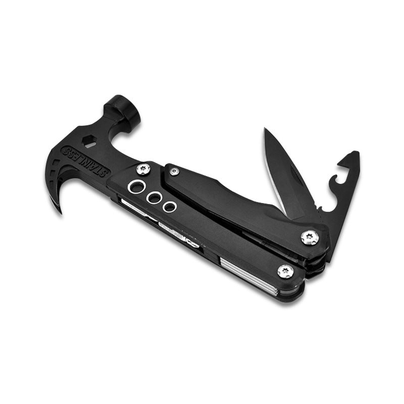 Compact Utility Hammer with 19 Built-In Tools for Home Repair, Camping, DIY Projects & Emergency Kits | Thomler