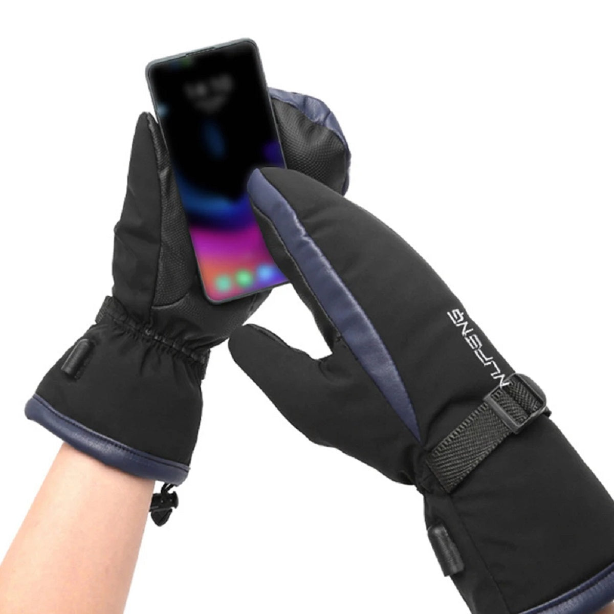 USB Powered Heated Winter Gloves with Dual-Zone Warming & Anti-Slip Palm for Outdoor Activities | Thomler