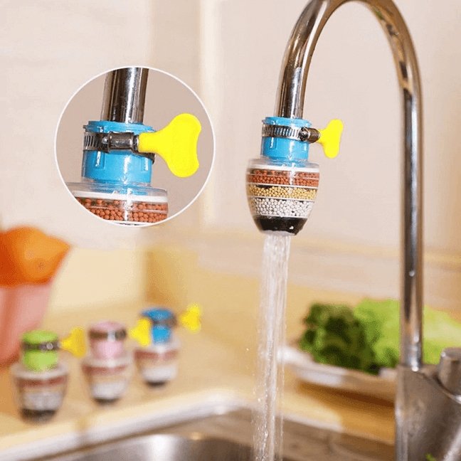 Faucet Water Filter Attachment with 6-Stage Purification System for Kitchen & Bathroom Sink | Thomler