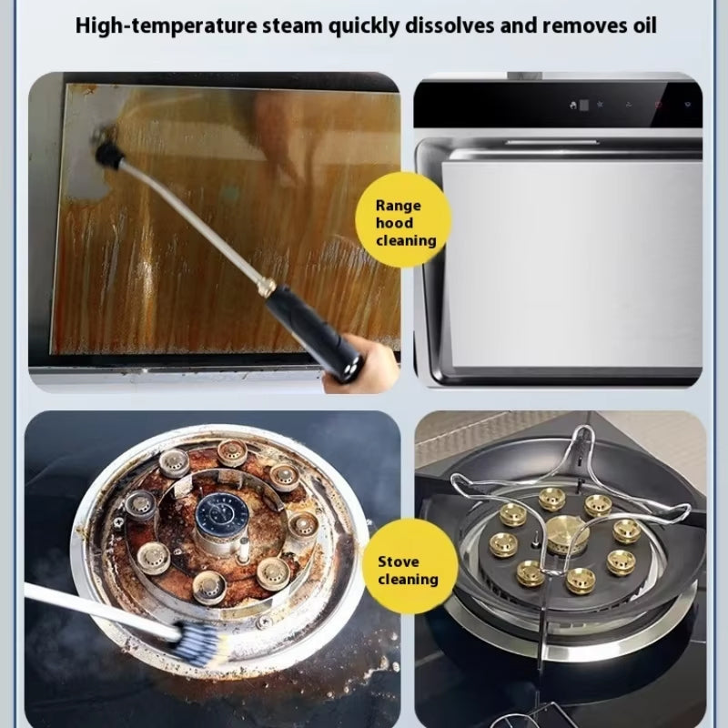 Portable High-Pressure Steam Cleaner for Kitchen, Upholstery & Auto Detailing – 2500W Fast Heat | Thomler