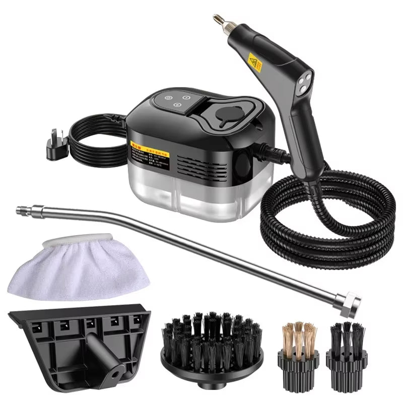 Portable High-Pressure Steam Cleaner for Kitchen, Upholstery & Auto Detailing – 2500W Fast Heat | Thomler