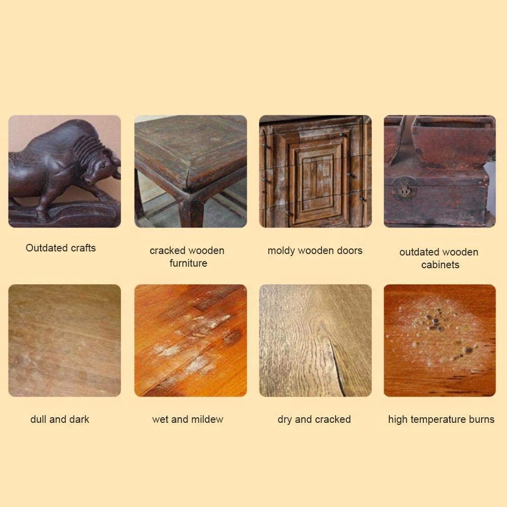Wood Polish & Restorer for Hardwood Floors, Cabinets & Furniture – All-Natural Conditioning Treatment for Scratches & Dryness | Thomler