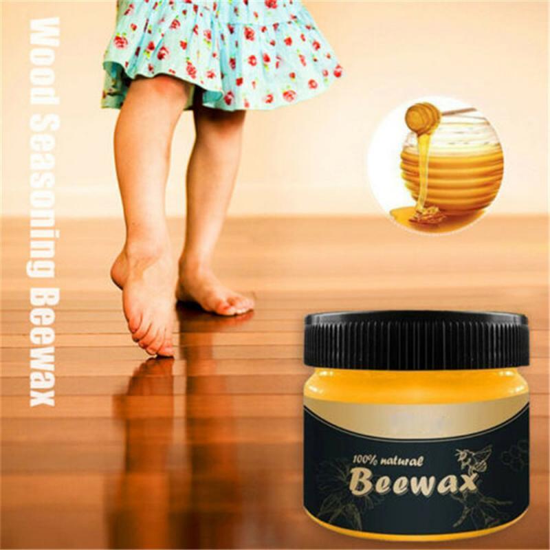 Wood Polish & Restorer for Hardwood Floors, Cabinets & Furniture – All-Natural Conditioning Treatment for Scratches & Dryness | Thomler