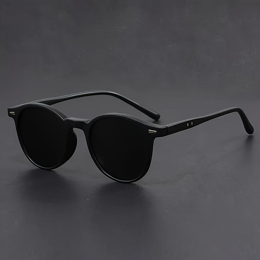 Men's Round Tortoiseshell Sunglasses – Lightweight Polycarbonate Frames for Everyday Retro Style | Thomler