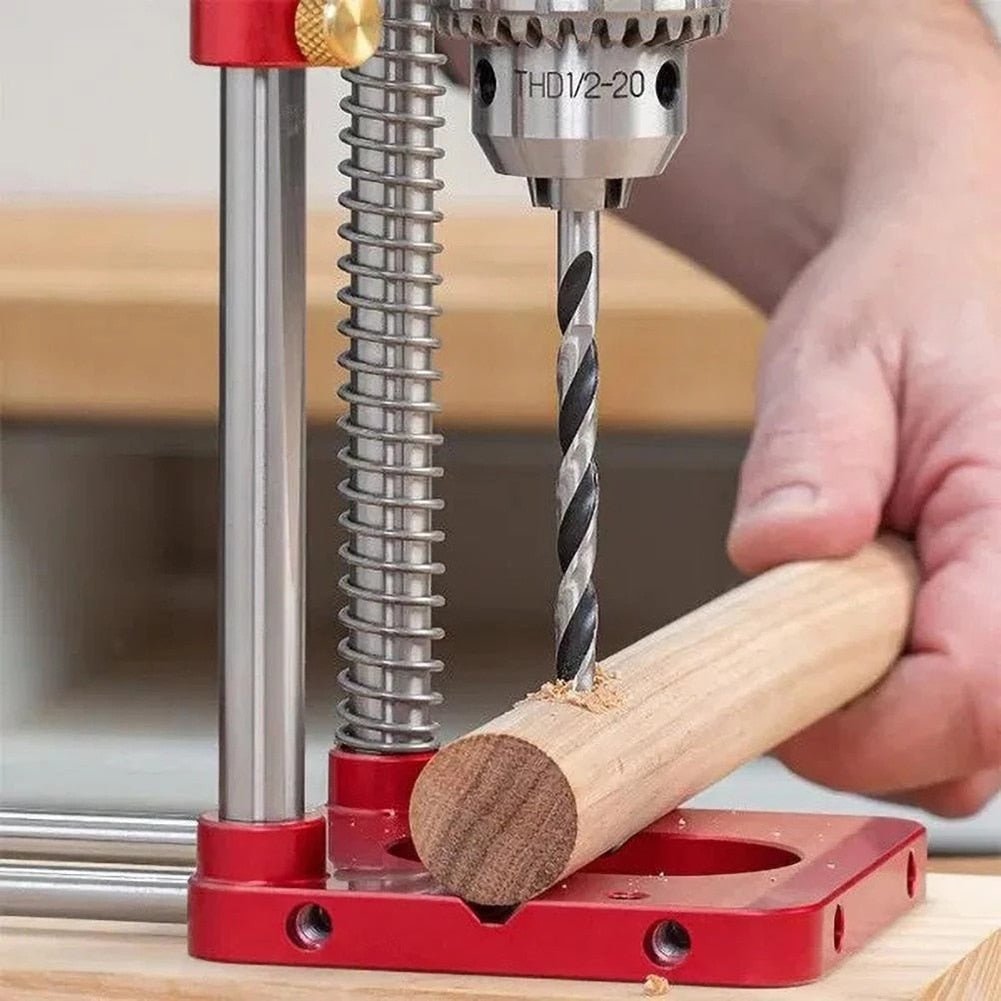 Precision Hole Drilling Jig Adjustable Guide for Wood Projects Cabinet Assembly Furniture Building DIY Carpentry | Thomler