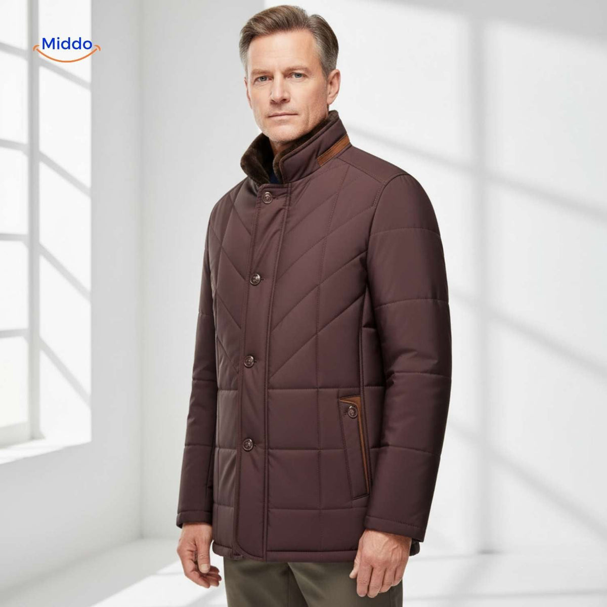 Quilted Spring Jacket – Men's Lightweight Outerwear for Cool Evenings & Transitional Weather | Thomler