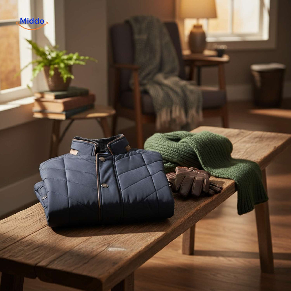 Quilted Spring Jacket – Men's Lightweight Outerwear for Cool Evenings & Transitional Weather | Thomler
